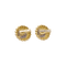 Boucles d'oreilles Clips d'oreilles David Webb, "Boutons", platine, or jaune, diamants. 58 Facettes 34425