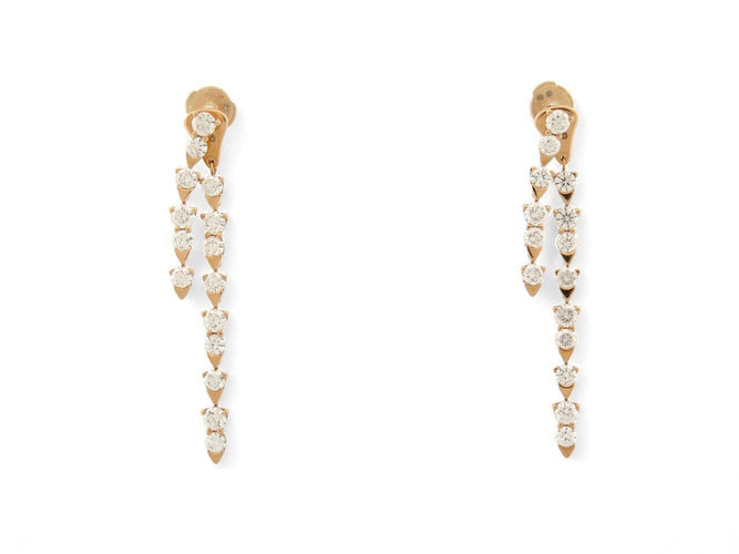 Boucles d'oreilles boucles d'oreilles PIAGET g38r3100 2.78cts or & 30 diamants s 58 Facettes 271083