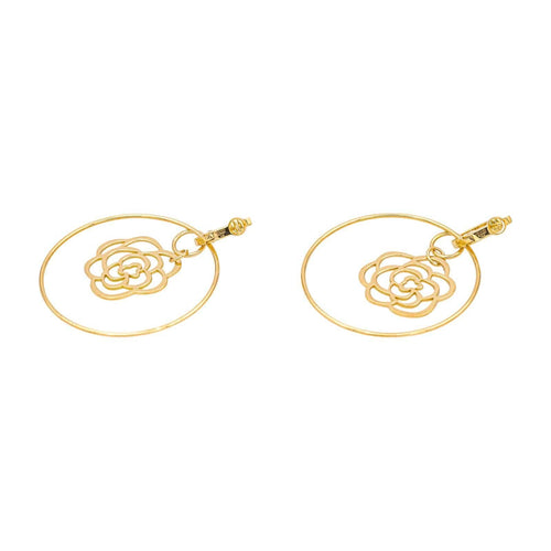 Boucles d'oreilles Chanel Boucles d'oreilles Camélia Or jaune 58 Facettes 4662253RV