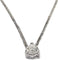 Collier Pendentif et collier diamant poire 0,75 ct en or blanc 18k 58 Facettes Q387B