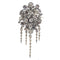 Broche Splendeur florale antique : broche de corsage Trembleuse avec diamants, 1860 58 Facettes 21028-0240
