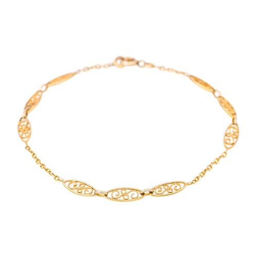 Bracelet Bracelet Chaîne Or jaune 58 Facettes 4387218CN