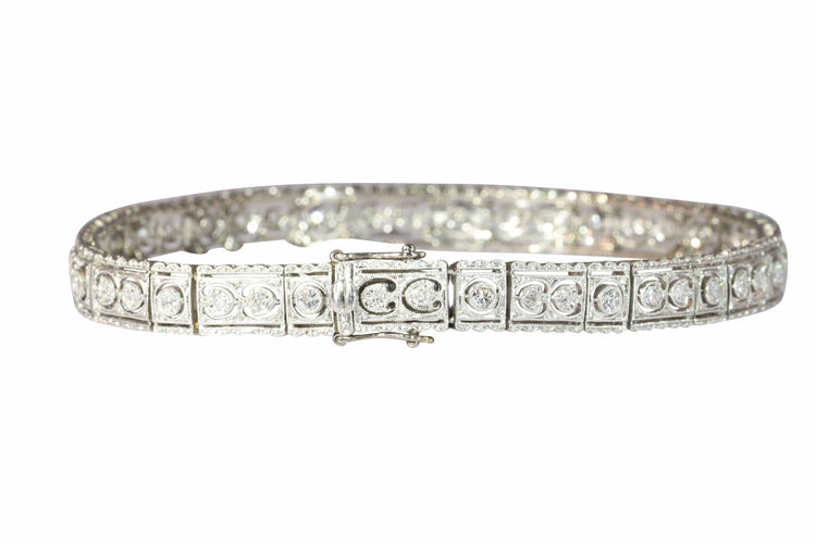 Bracelet Murmures des années 1920 – Bracelet d'inspiration Art déco avec grâce édouardienne 58 Facettes 25191-0323