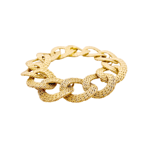 Bracelet Bracelet Georges Lenfant, maillons "paillettes". 58 Facettes 34697