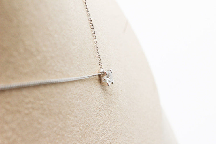 Pendentif Pendentif or blanc diamant 58 Facettes 250359