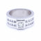 Bague 55 Bague en or blanc avec diamant taille princesse 58 Facettes N102887LF