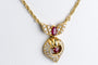 Collier Collier en or jaune 18 carats Diamant et  Rubis 1.78 carats 58 Facettes CLDIAMRUBIS-107