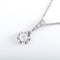 Collier PENDENTIF SUR CHAINE DIAMANT TAILLE MODERNE 58 Facettes