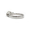 Bague 55 Bague Trilogie - Or blanc et diamants 58 Facettes 1082