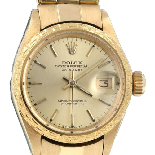 Montre Rolex Montre Lady-Datejust 26 Or Jaune 18K 58 Facettes MT41556