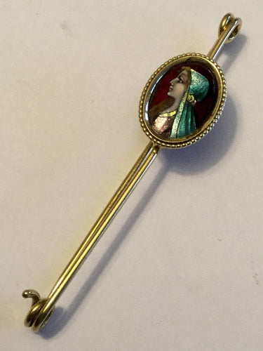 Broche Broche/epingle en Or jaune & émail 58 Facettes