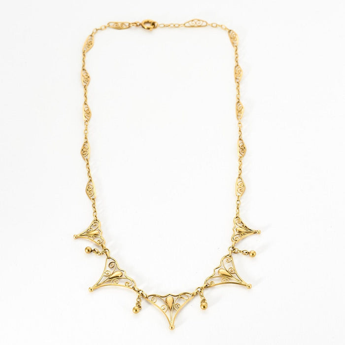 Collier COLLIER COLLERETTE BELLE EPOQUE EN OR JAUNE 58 Facettes M8656