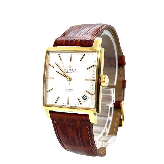 ZENITH - Montre vintage automatique or jaune