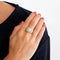 Bague 57.5 Bague pavage diamants année 70-80 en or jaune 18K 58 Facettes