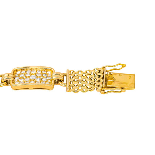 Bracelet Or jaune Diamant 58 Facettes 4568040CN