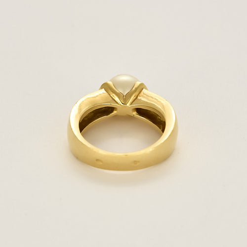Bague Perle or jaune
