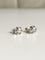 Boucles d'oreilles Puces d’oreilles serties de diamants taille rose en or blanc 18k 58 Facettes