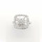 Bague 48 Bague en or blanc diamants 58 Facettes