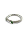 Bague 51 Bague alliance or et grenats verts 0,80 ct 58 Facettes