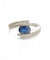 Bague 53 Bague saphir et diamants or blanc 18 carats 58 Facettes