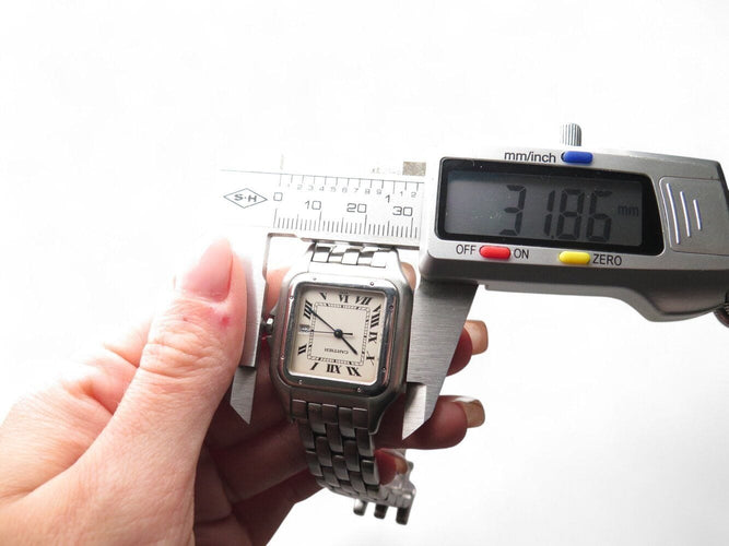 Montre montre CARTIER panthere gm 130000c quartz 41 mm acier   +boite 58 Facettes 269447