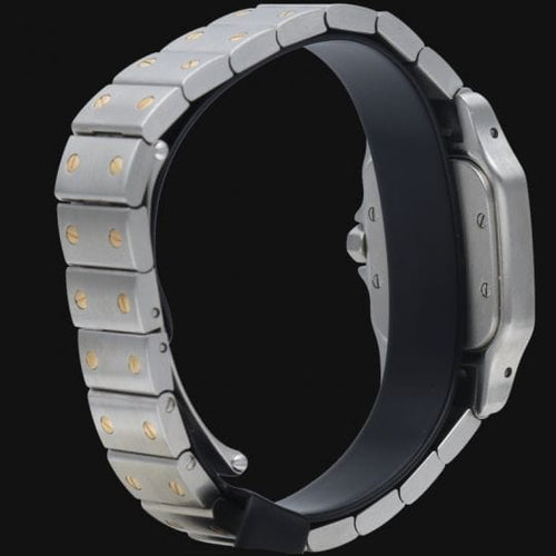 Montre Cartier Montre Santos De Cartier Galbee Pm 58 Facettes MT41459