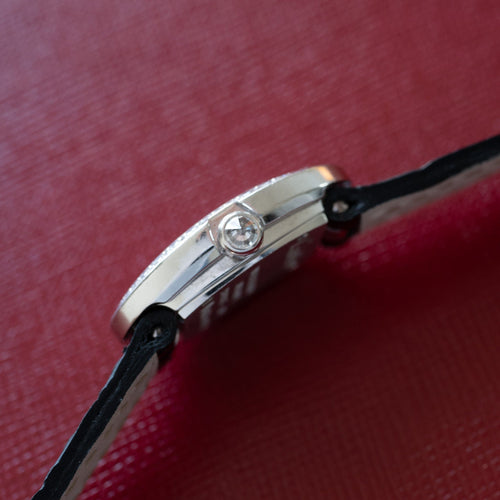 Montre CARTIER - Baignoire Mini or blanc et diamants 58 Facettes