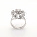 Ring 53 Gold & diamond flower ring 58 Facettes