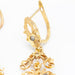 Earrings ISABELINOS 1800 Earrings in Gold and Diamonds 58 Facettes D361019JC