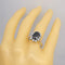 Bague 52 Bague en or saphir et diamants 58 Facettes