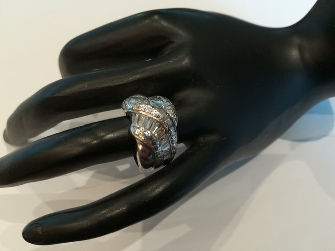 Bague 52 Bague Jonc Diamants 58 Facettes