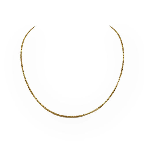 Collier Chaîne maille vénitienne or jaune 58 Facettes 330077861