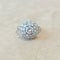 Bague 51 Bague Marguerite en platine et diamants 58 Facettes