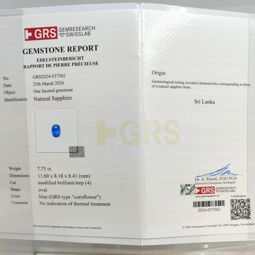 Bague 54 Bague ancienne en or jaune 18 carats avec saphir de 7,70 carats et diamants 58 Facettes AN504