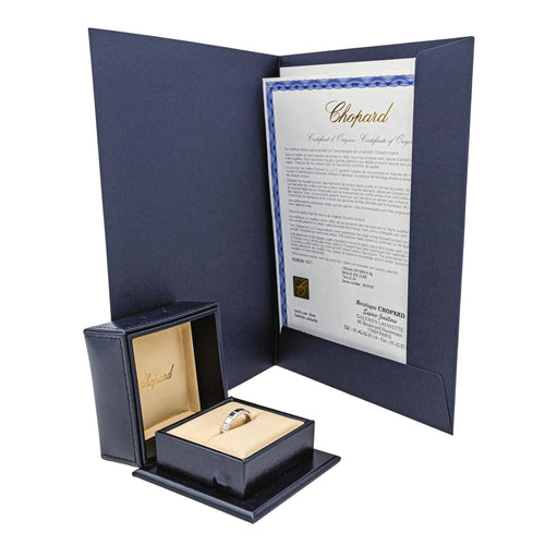 Bague 54 Chopard Bague Ice Cube Or blanc 58 Facettes 4166988RV