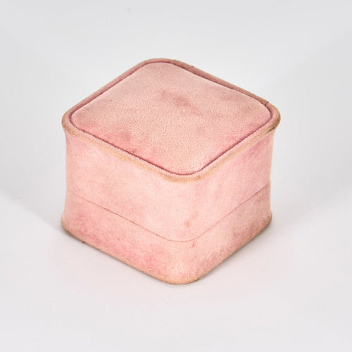 Bague 53 Solitaire "Gemmyo" entouré en or rose 18K et diamants 0,50 carat. 58 Facettes