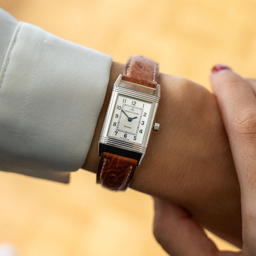 Jaeger-Lecoultre Reverso - Ivory roman dial - SM 58 Facettes