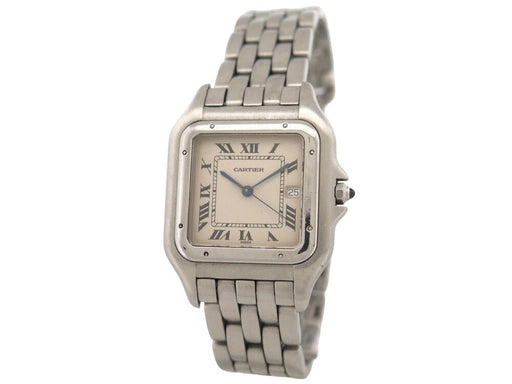 Montre montre CARTIER panthere gm 130000c quartz 41 mm acier   +boite 58 Facettes 269447