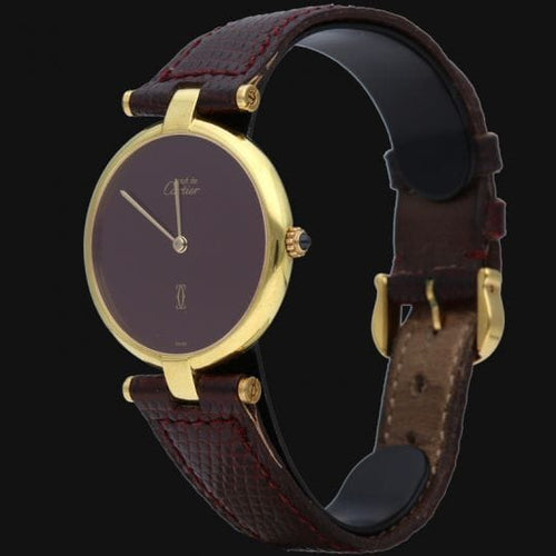 Montre Cartier Montre Must De Cartier Vermeil 58 Facettes MT44365