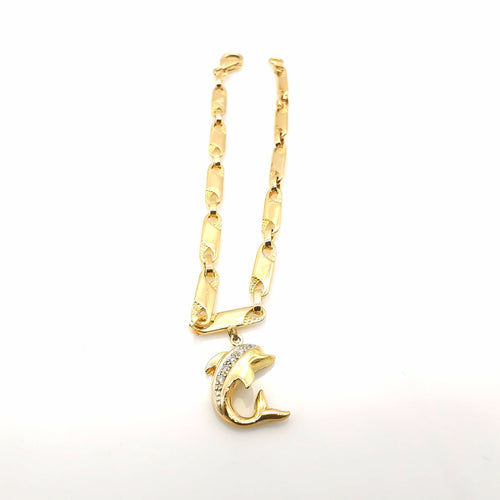 Bracelet Bracelet avec pendentif Or jaune Diamants 58 Facettes