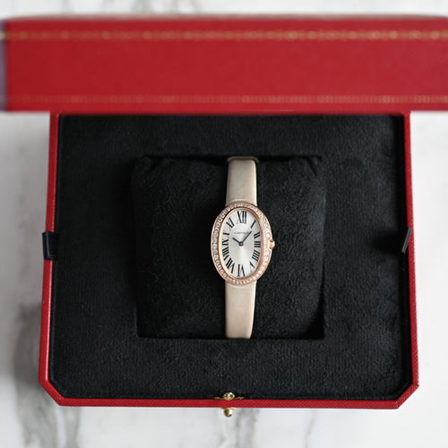 Cartier Baignoire Rose Gold Diamonds