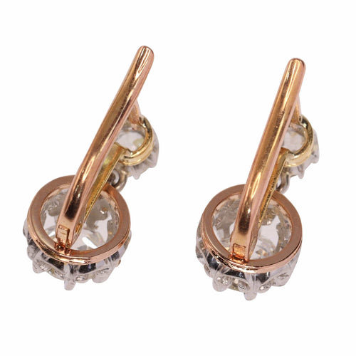 Boucles d'oreilles Deco Diamonds : l'élégance des années 1920 en or et platine