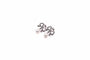 Boucles d'oreilles Boucles d'oreilles or blanc Noeuds perles et diamants 58 Facettes 5864