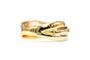 Bague 63 Bague contemporaine or jaune, diamants (+-0.26ct) 58 Facettes 22749