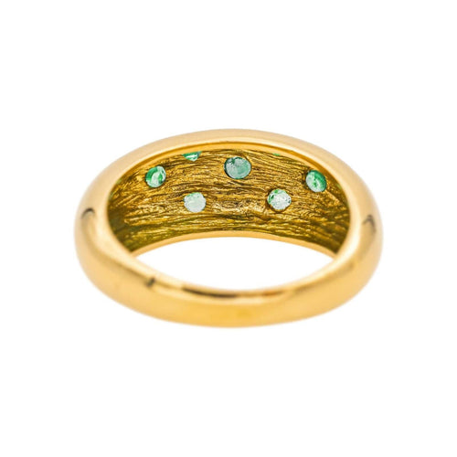 Bague 57 Bague Boule Or jaune Emeraude 58 Facettes 4931997CN