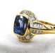 Bague 59 Bague vintage en saphir et diamant 58 Facettes