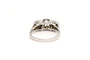 Bague Contemporaine en or blanc sertie de diamants