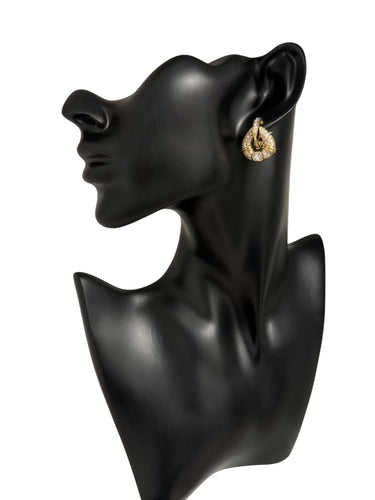 Boucles d'oreilles Boucles d'oreilles or jaune avec diamants naturels de 2,50 carats certifiés HRD 58 Facettes