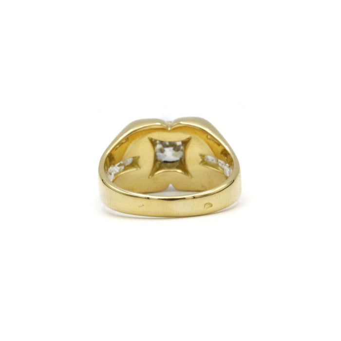 Bague Bague or jaune et diamants 58 Facettes 240241R