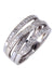 Bague 52 Bague entrelacée diamants 58 Facettes 092951